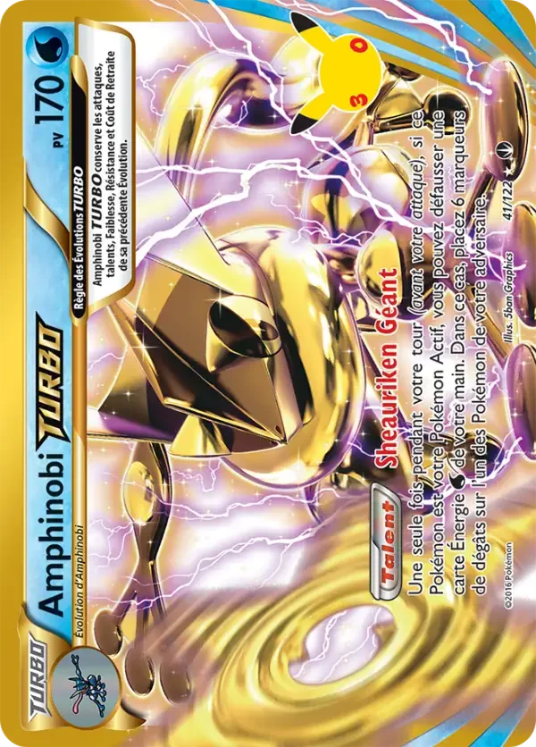 Carte Pokémon Amphinobi TURBO 009