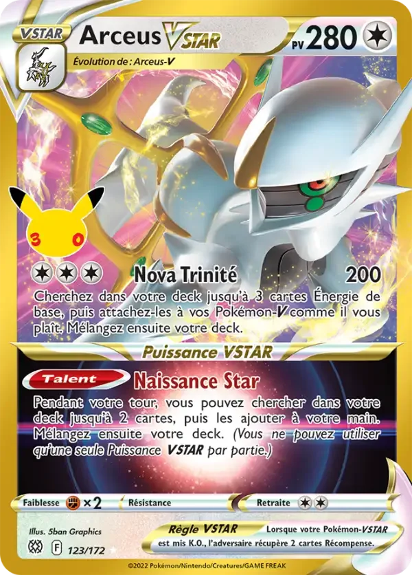 Carte Pokémon Arceus-VSTAR 027