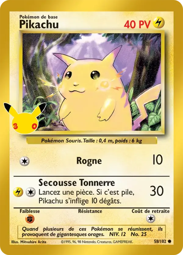 Carte Pokémon Pikachu 014
