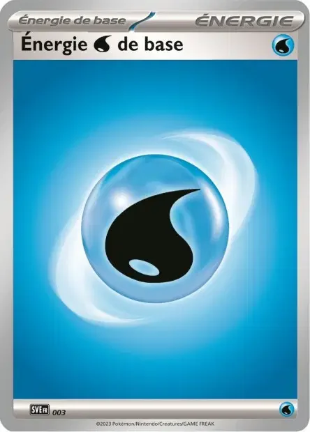 Carte Pokémon Énergie Eau 003/24