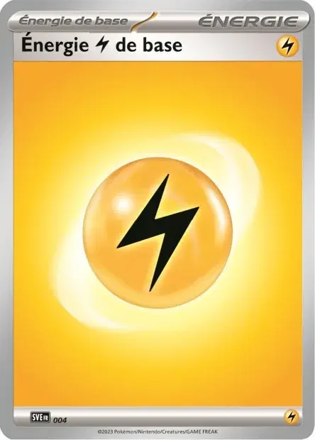 Carte Pokémon Énergie Electrik 004/24