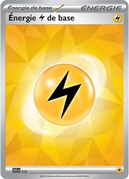 Carte Pokémon Énergie Electrik 012/24