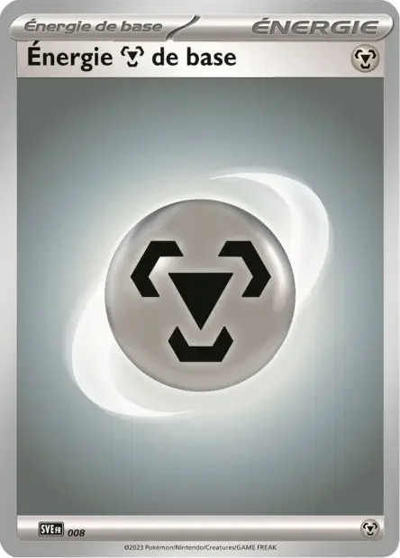 Carte Pokémon Énergie Métal 008/24