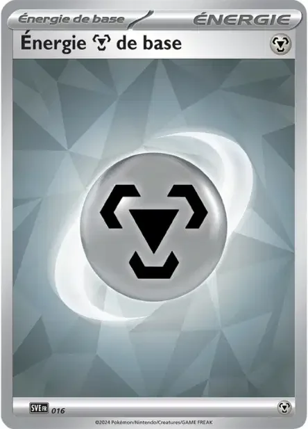 Carte Pokémon Énergie Métal 016/24