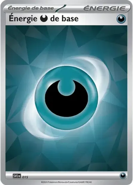 Carte Pokémon Énergie Obscurité 015/24