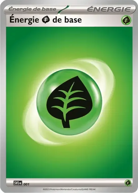 Carte Pokémon Énergie Plante 001/24