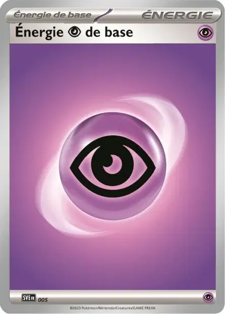 Carte Pokémon Énergie Psy 005/24