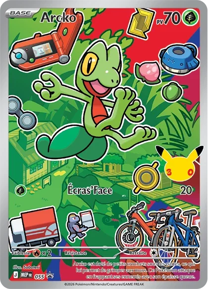 Carte Pokémon Arcko 055/111 – MEP Black Star Promos