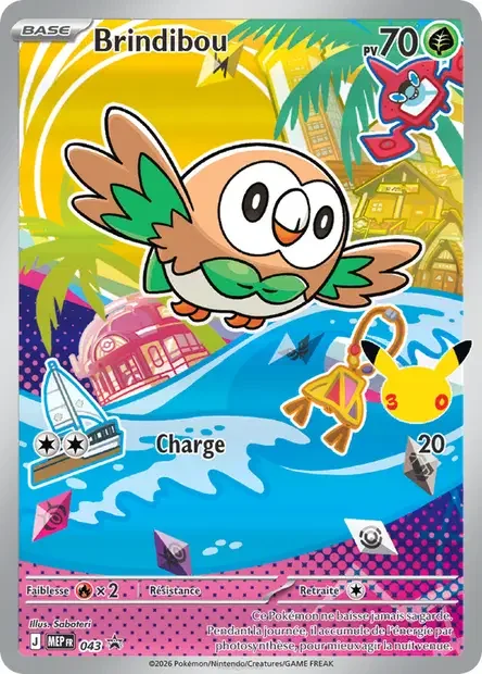 Carte Pokémon Brindibou 043/111 – MEP Black Star Promos