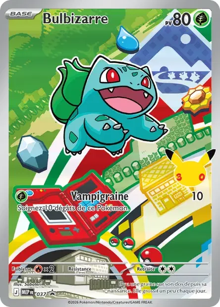 Carte Pokémon Bulbizarre 037/111 – MEP Black Star Promos