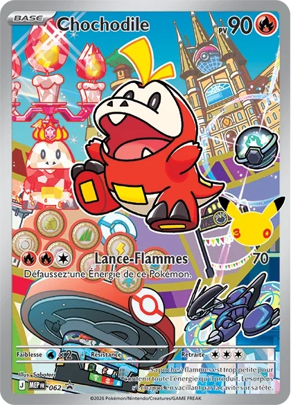 Carte Pokémon Chochodile 062/111