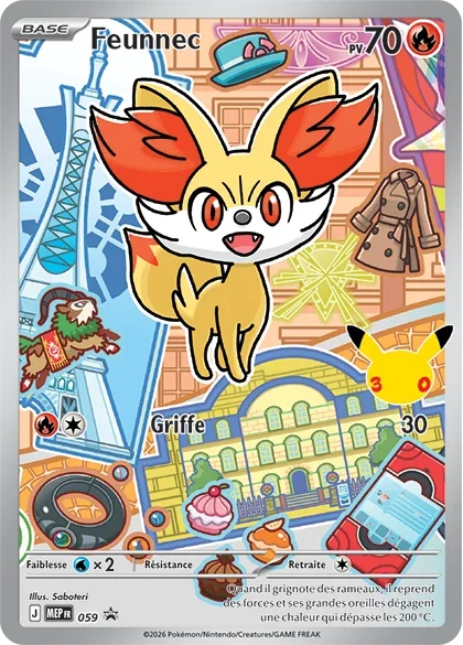 Carte Pokémon Feunnec 059/111 – MEP Black Star Promos