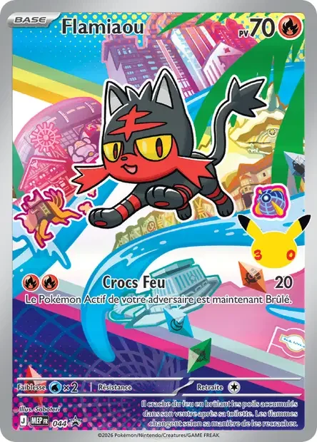 Carte Pokémon Flamiaou 044/111 – MEP Black Star Promos