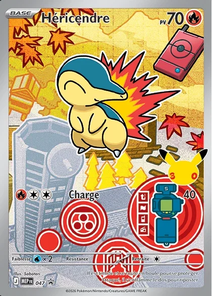 Carte Pokémon Héricendre 047/111 – MEP Black Star Promos