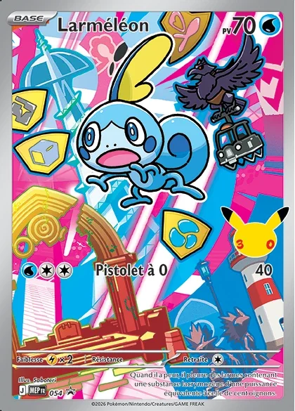 Carte Pokémon Larméléon 054/111 – MEP Black Star Promos