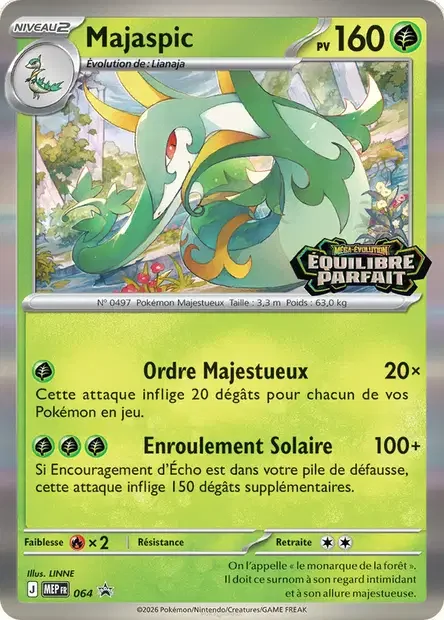 Carte Pokémon Majaspic 064/111 – MEP Black Star Promos