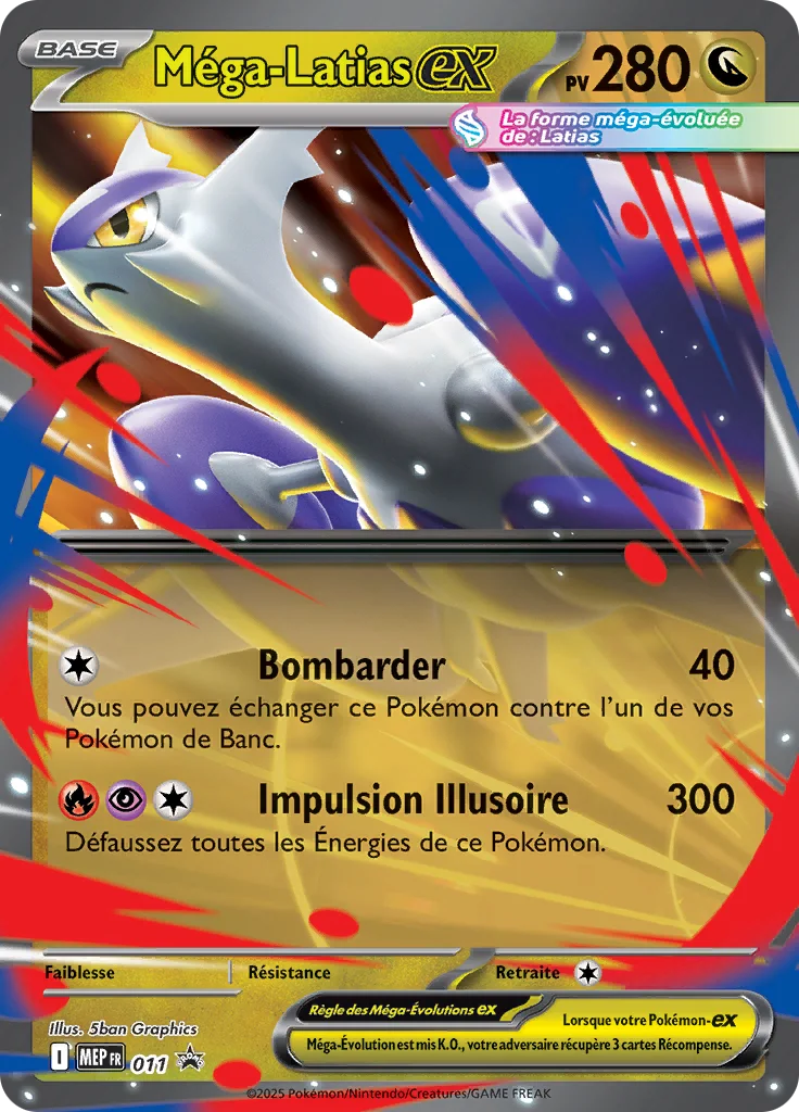 Carte Pokémon Méga-Latias-ex 011/111