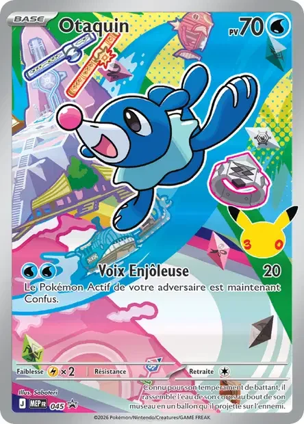 Carte Pokémon Otaquin 045/111 – MEP Black Star Promos
