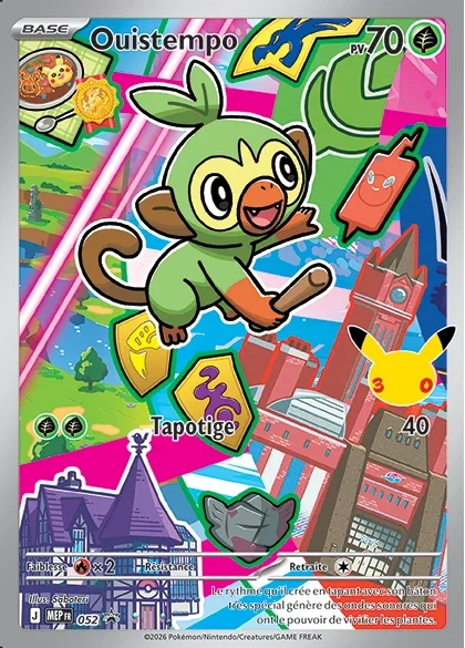 Carte Pokémon Ouistempo 052/111