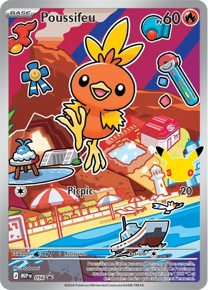 Carte Pokémon Poussifeu 056/111 – MEP Black Star Promos