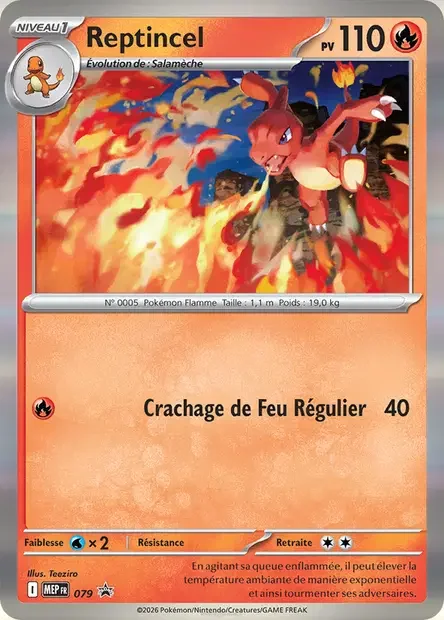 Carte Pokémon Reptincel 079/111