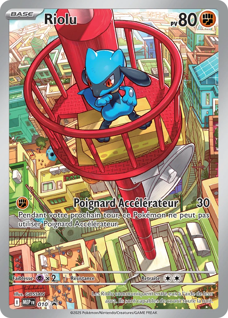 Carte Pokémon Riolu 010/111 – MEP Black Star Promos