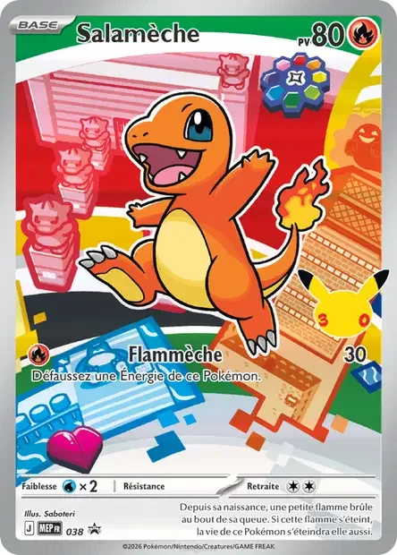 Carte Pokémon Salamèche 038/111 – MEP Black Star Promos