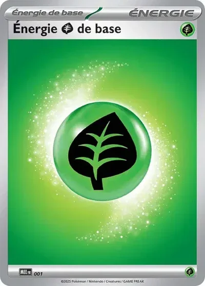 Carte Pokémon Énergie Plante 001/8