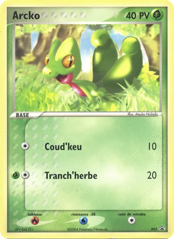 Carte Pokémon Arcko 3/40 – Promo Nintendo