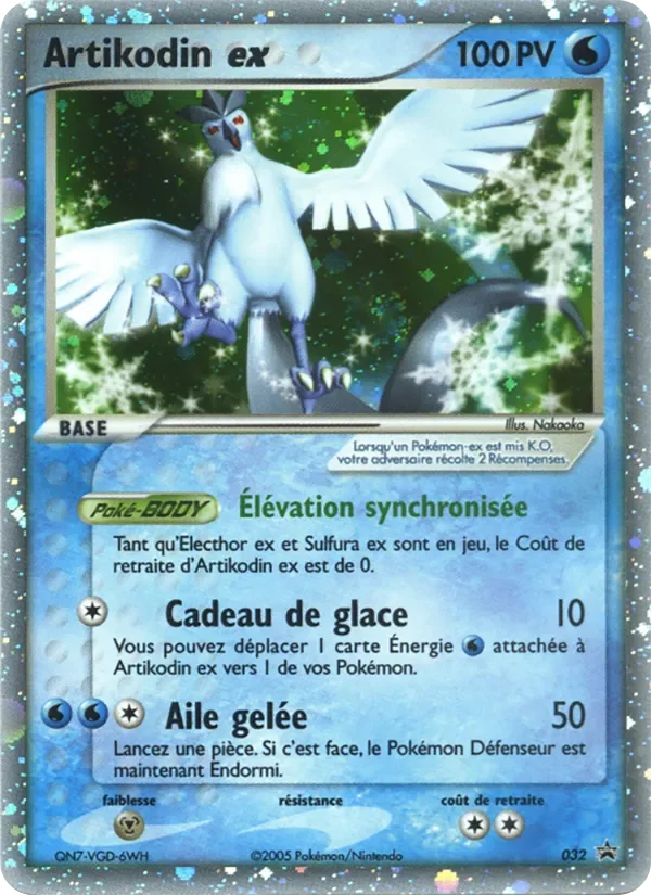 Carte Pokémon Artikodin ex 32/40 – Promo Nintendo