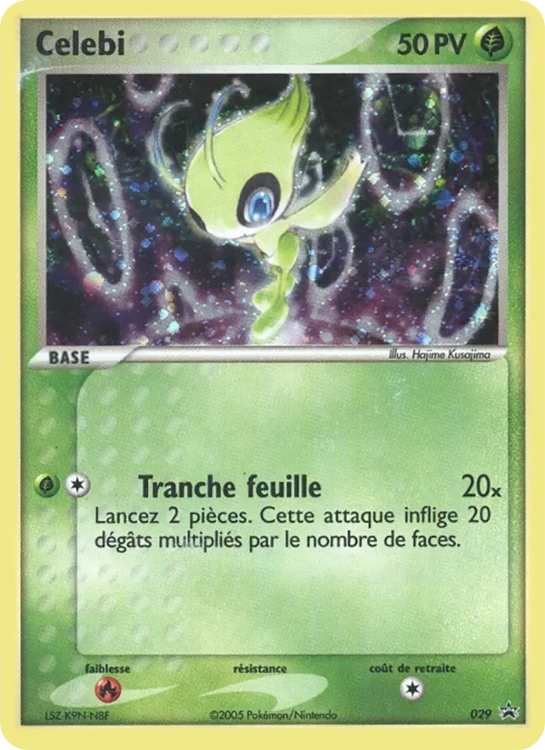 Carte Pokémon Celebi 29/40 – Promo Nintendo