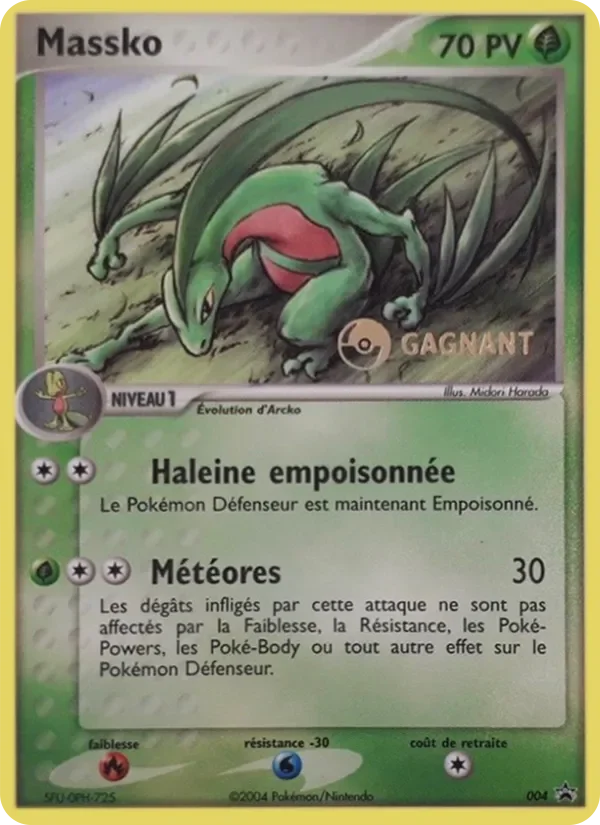 Carte Pokémon Massko 4/40 – Promo Nintendo