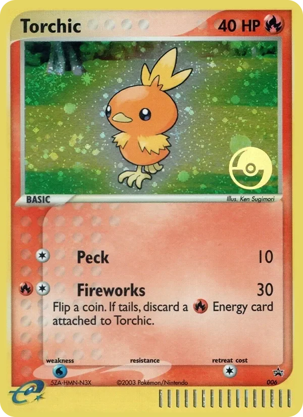 Carte Pokémon Poussifeu 6/40 – Promo Nintendo