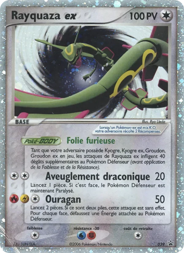 Carte Pokémon Rayquaza ex 39/40 – Promo Nintendo