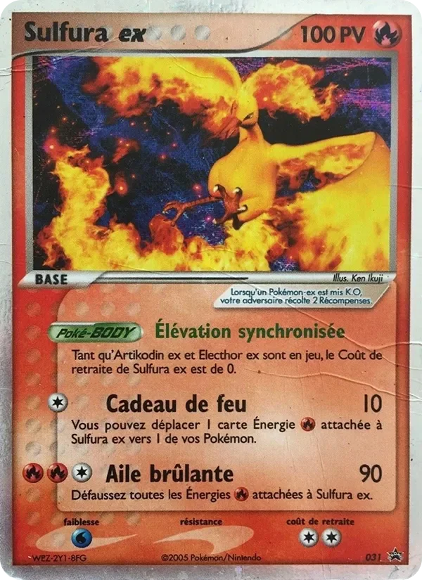 Carte Pokémon Sulfura ex 31/40 – Promo Nintendo